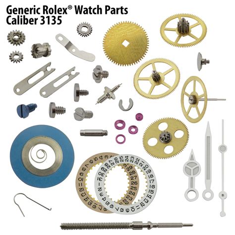 how many parts rolex 3135|Rolex 3135 parts diagram.